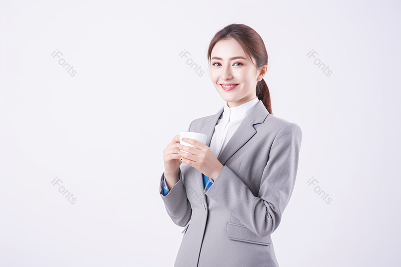 喝咖啡的外国商务女性,高清,摄影图,摄影图片,图片大全,摄影图免费下载